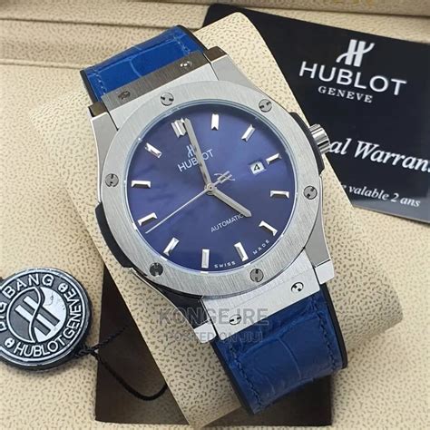 hublot rubber wrist watch